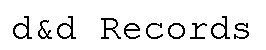 d&d records